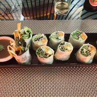 Fresh spring rolls  at Reform Kafe in Chiang Mai