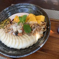 Coconut yogurt bowl   at Reform Kafe in Chiang Mai