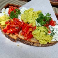Avocado bread at Reform Kafe in Chiang Mai