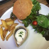 Mushroom burger!  at Reform Kafe in Chiang Mai