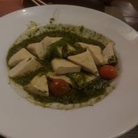 Tofu in pesto sauce at Reform Kafe in Chiang Mai