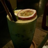 amazing mango passion fruit lassi at Reform Kafe in Chiang Mai