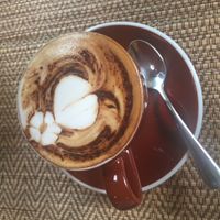 Cappuccino with soyamilk!  at Reform Kafe in Chiang Mai