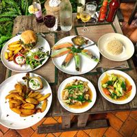 Main dish and starter at Reform Kafe in Chiang Mai