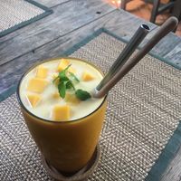 mango lassi with coconut yoghurt at Reform Kafe in Chiang Mai