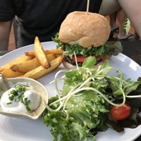 burger at Reform Kafe in Chiang Mai