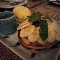 Banana pancakes at Reform Kafe in Chiang Mai