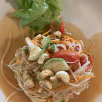 Papaya salad at Reform Kafe in Chiang Mai