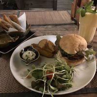 Very tasty burger at Reform Kafe in Chiang Mai