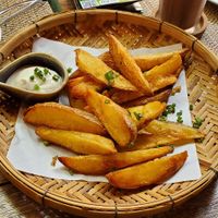 Potato wedges at Reform Kafe in Chiang Mai