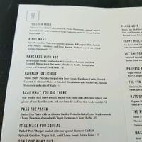 Menu - October 2017 at Sozo Cafe in Tweed Heads South