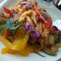 mock chicken salad  at May Quan Chay in Nha Trang