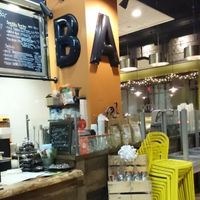 Cozy inside.  at Animo Juice Bar and Burrito Bar in Philadelphia