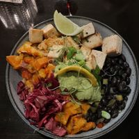 Cuban Bowl with Tofu  at Harvest Seasonal Grill & Wine Bar in North Wales
