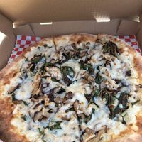 Mr. White Pizza  at Piante Pizzeria in Breckenridge