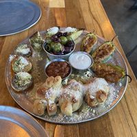 Appetizer sampler (the ranch was great!)  at Piante Pizzeria in Breckenridge