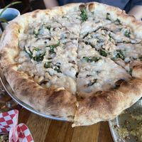 Mr. White pizza  at Piante Pizzeria in Breckenridge