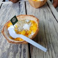 Coconut bowl at Coco Mama in Boracay