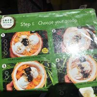 menu at Coco Mama in Boracay