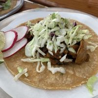 Mushroom taco at Trejo's Tacos - Miracle Mile in Los Angeles