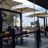 outside at Trejo's Tacos - Miracle Mile in Los Angeles