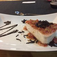 Vegan cheesecake!! at Luna Rossa in Panglao