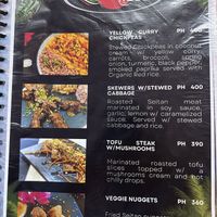 Menu april  at Luna Rossa in Panglao