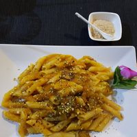Pumpkin pasta at Luna Rossa in Panglao