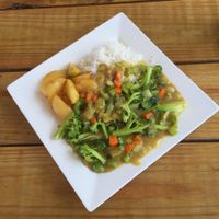 Curry at Bonanza Bar & Restaurant in Kralendijk