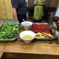 salad section  at Samso - 삼소 in Seoul