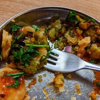 Appetizer before the thali is served at The Class Thali at The Class Thali in Mumbai