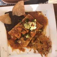 Vegan Enchilada at Amparos in Cozumel