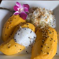 Mango sticky rice at KaTi in Portland