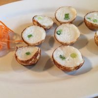 Coconut milk brunch appetizer- vegan! at Beau Thai - Mount Pleasant in Washington