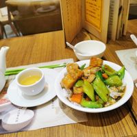 Bitter melon and tofu on rice (bowl) at Tung Fong Siu Kee Yuen 東方小祇園 in Hong Kong Island