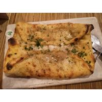 Vegan Folded Garlic Bread With Mozzarisella. at ASK Italian in Edinburgh