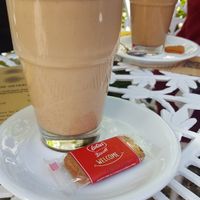 Chai lattes with oat milk at Artechino in Birkenfeld