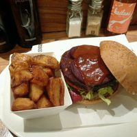 ";roast beet"; burger (seasonal) at Bacoa - San Jeronimo in Madrid