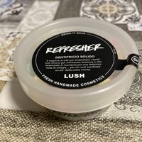 Confezione riciclata/riciclabile e restituibile da vuota   at LUSH in Turin