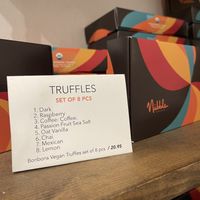 Bonbons sin vacas en San Diego! at Nibble Chocolate - Old Town San Diego State Historic Park in San Diego