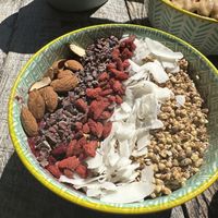 Keto bowl, only one listed as vegan on menu  at Palmó Artisan Açai in Manly