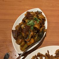 Mushroom chilli  at Ambrosia India Bistro in Scotts Valley