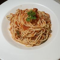 Pasta pomodoro  at Kokkos Cafe Bistro in Diani