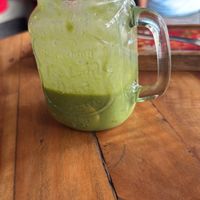 The smoothie was excellent   at Depth N Green in Mysore