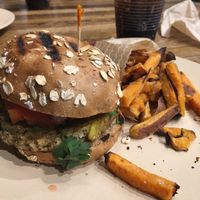 Vegan burger  at B.GOOD in Raleigh