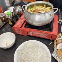 The noodles (comes with hot pot)   at Dai Bi Chay in Mississauga