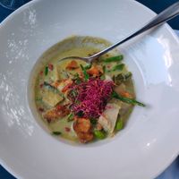 Vegan cury at Bizes in Chamonix-mont-blanc