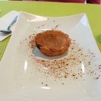 custard tart at Vegana Burgers - Cais do Sodre in Lisbon