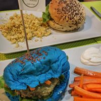 Burgers at Vegana Burgers - Cais do Sodre in Lisbon