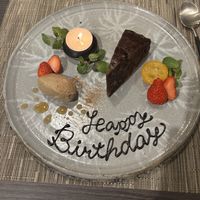 Carob cake, earl grey mousse #Veganuary at Vegetus in Kamakura